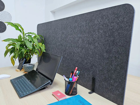 Felt Privacy Screen - Acoustic Office Partition in office interior DecorMania EU