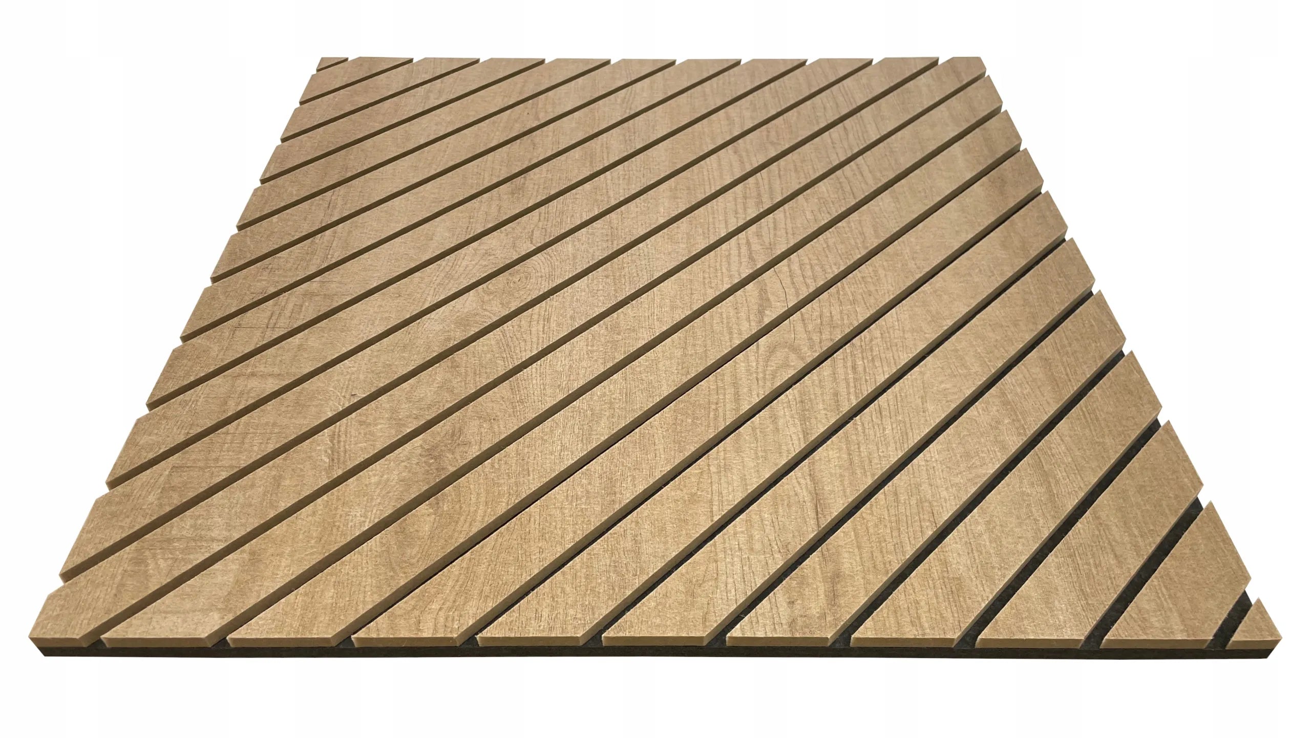 Felt Slatted Acoustic Wall Panels 1 on white background DecorMania EU