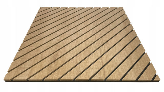 Felt Slatted Acoustic Wall Panels 1 on white background DecorMania EU