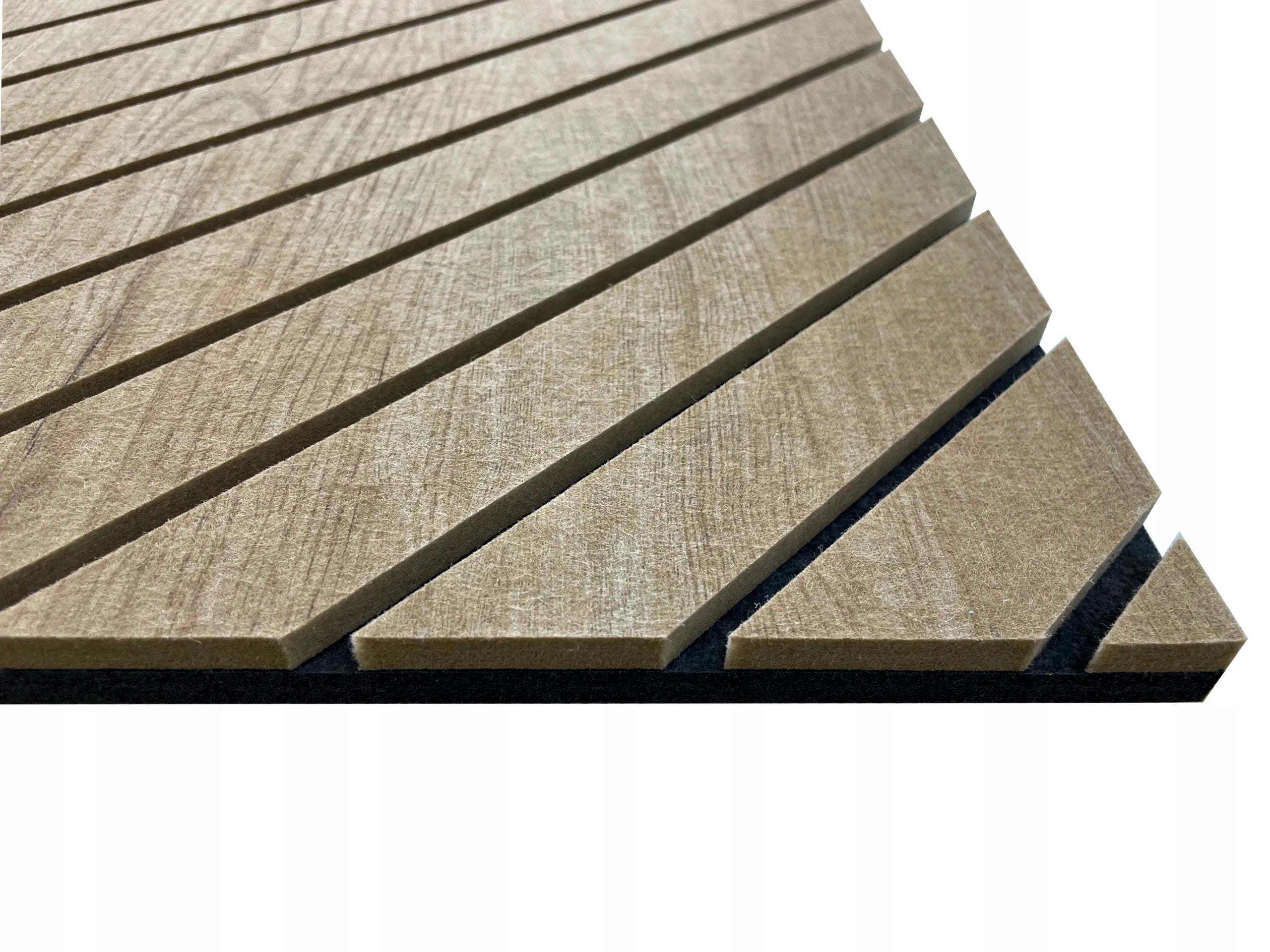 Felt Slatted Acoustic Wall Panels 1 on white background DecorMania EU