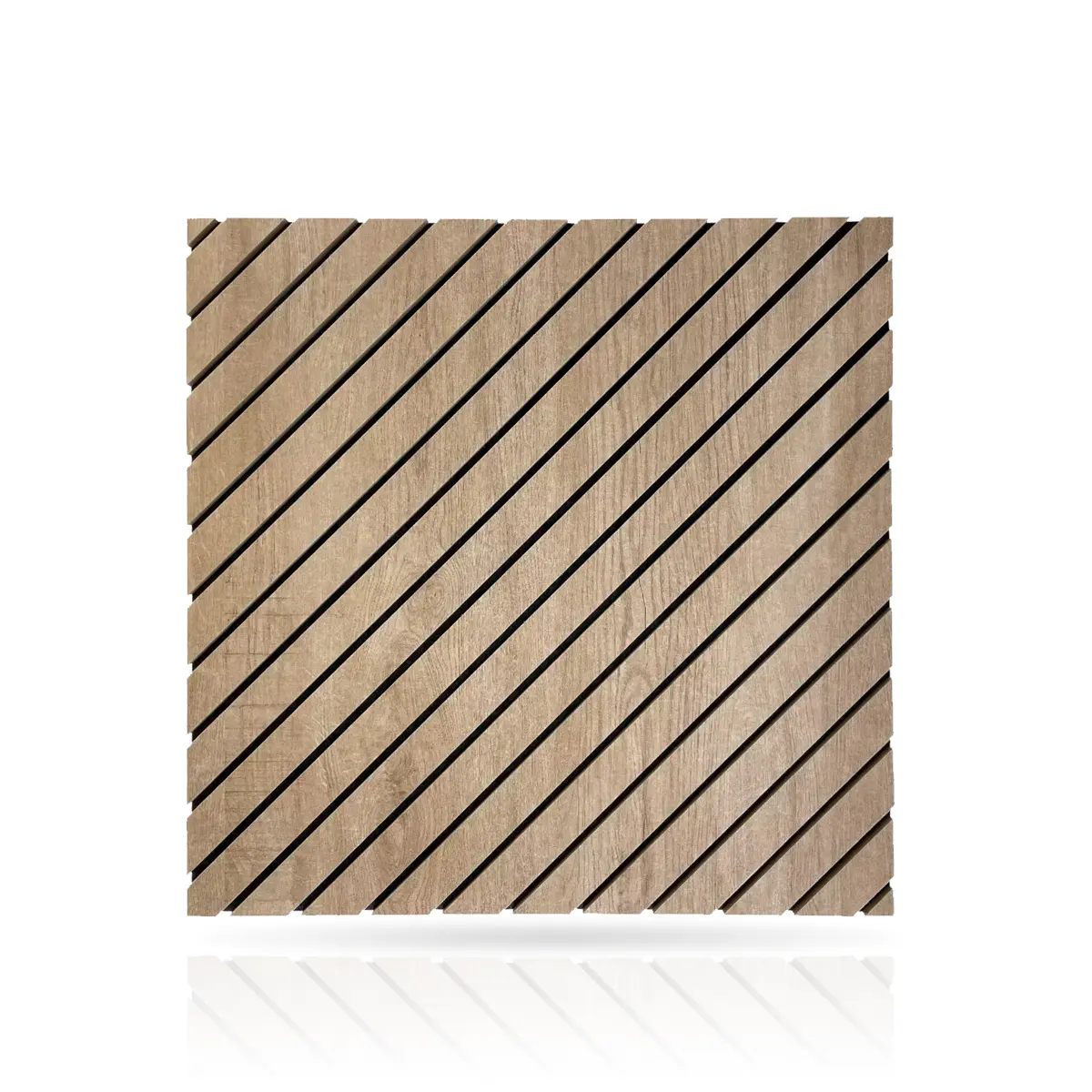 Felt Slatted Acoustic Wall Panels 1 on white background DecorMania EU