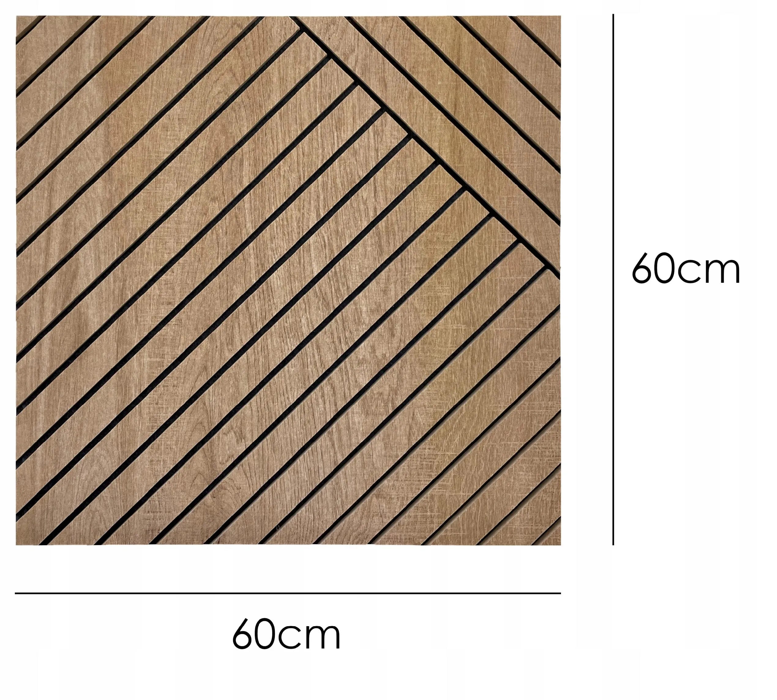 Felt Slatted Acoustic Wall Panels 2 on white background DecorMania EU