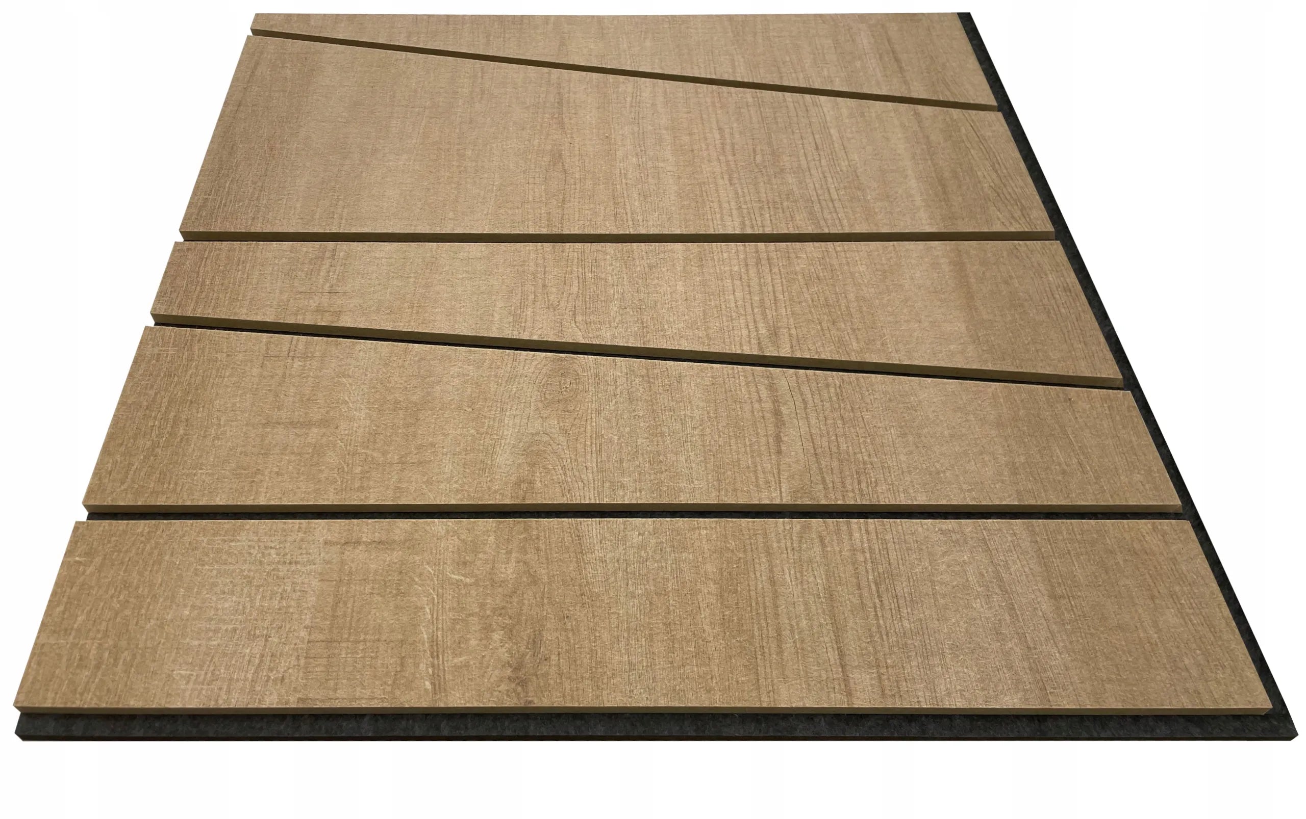 Felt Slatted Acoustic Wall Panels 3 on white background DecorMania EU