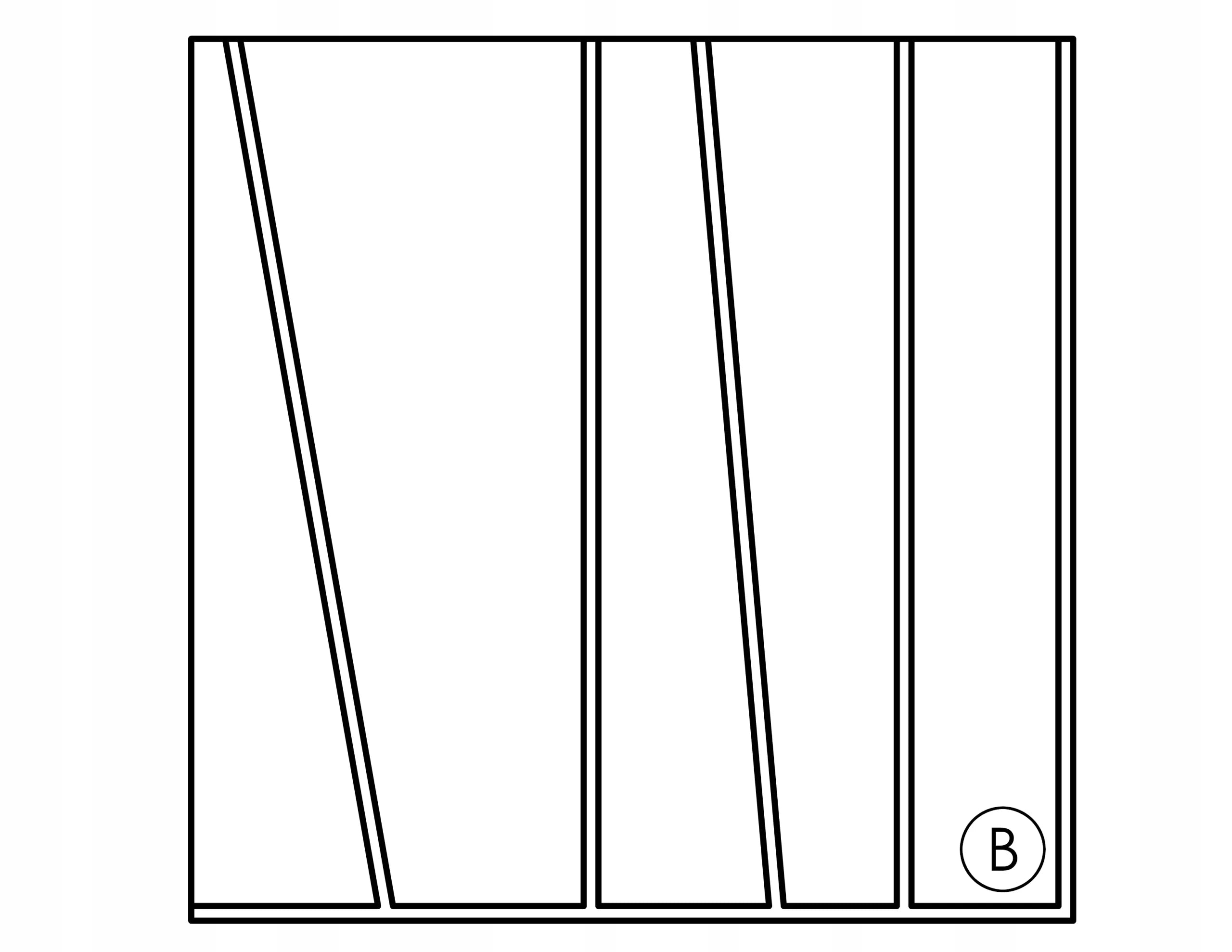 Felt Slatted Acoustic Wall Panels 3 on white background DecorMania EU