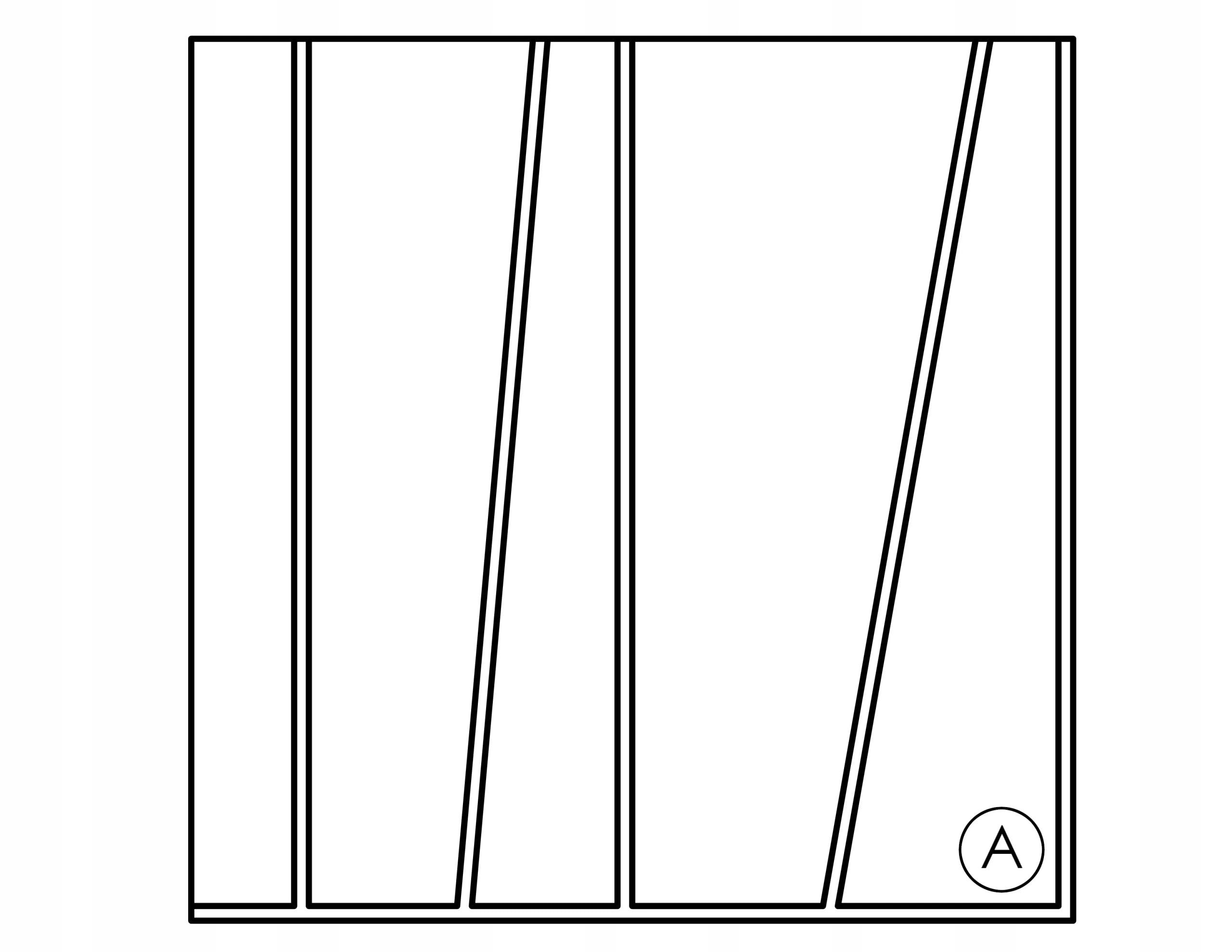 Felt Slatted Acoustic Wall Panels 3 on white background DecorMania EU