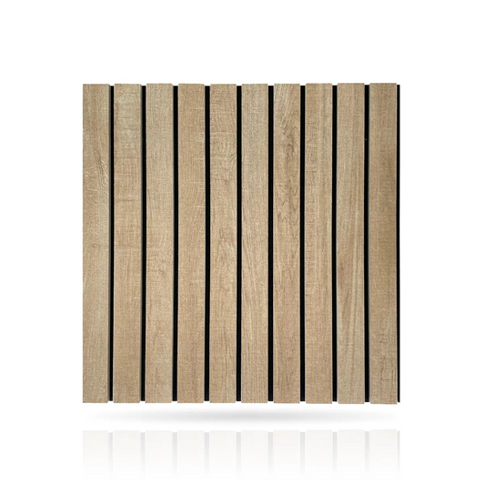 Felt Slatted Acoustic Wall Panels 4 on white background DecorMania EU