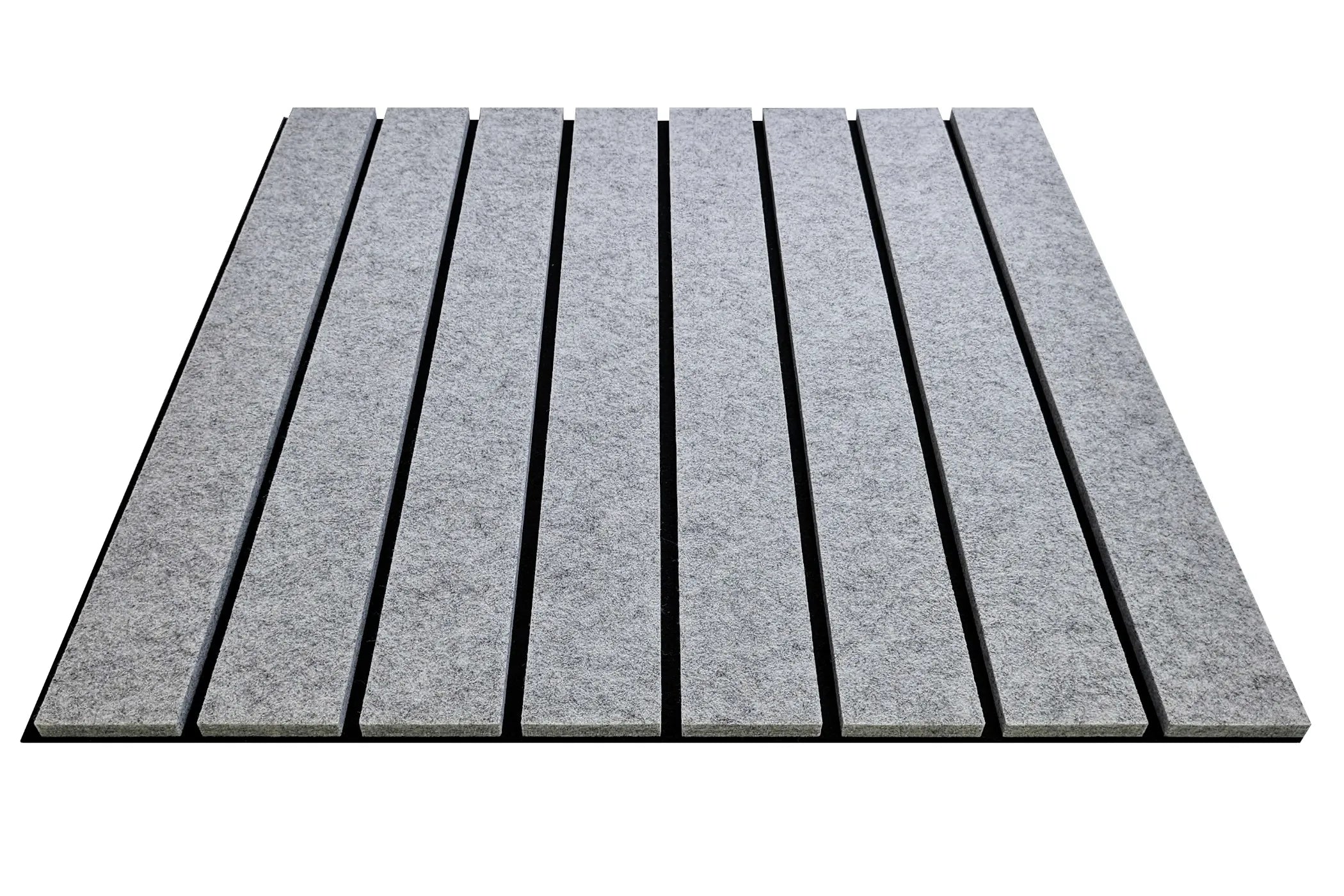 Felt Slatted Acoustic Wall Panels 5 on white background DecorMania EU