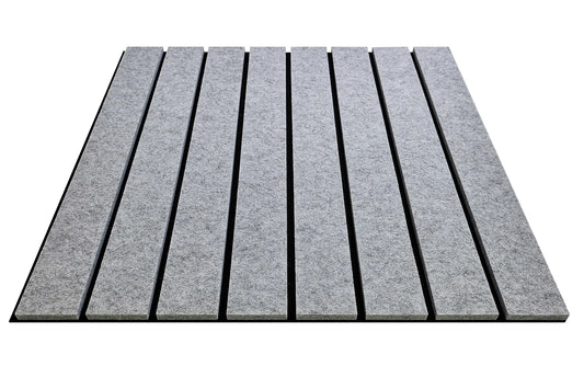 Felt Slatted Acoustic Wall Panels 5 on white background DecorMania EU