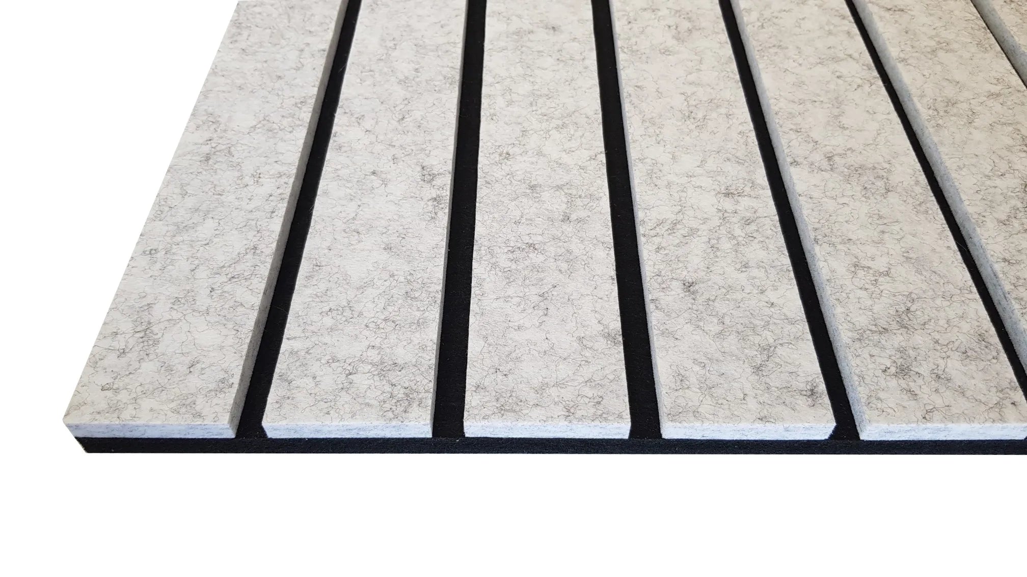 Felt Slatted Acoustic Wall Panels 5 on white background DecorMania EU