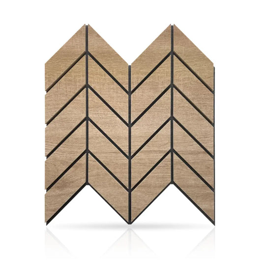 Felt Slatted Acoustic Wall Panels 6 on white background DecorMania EU