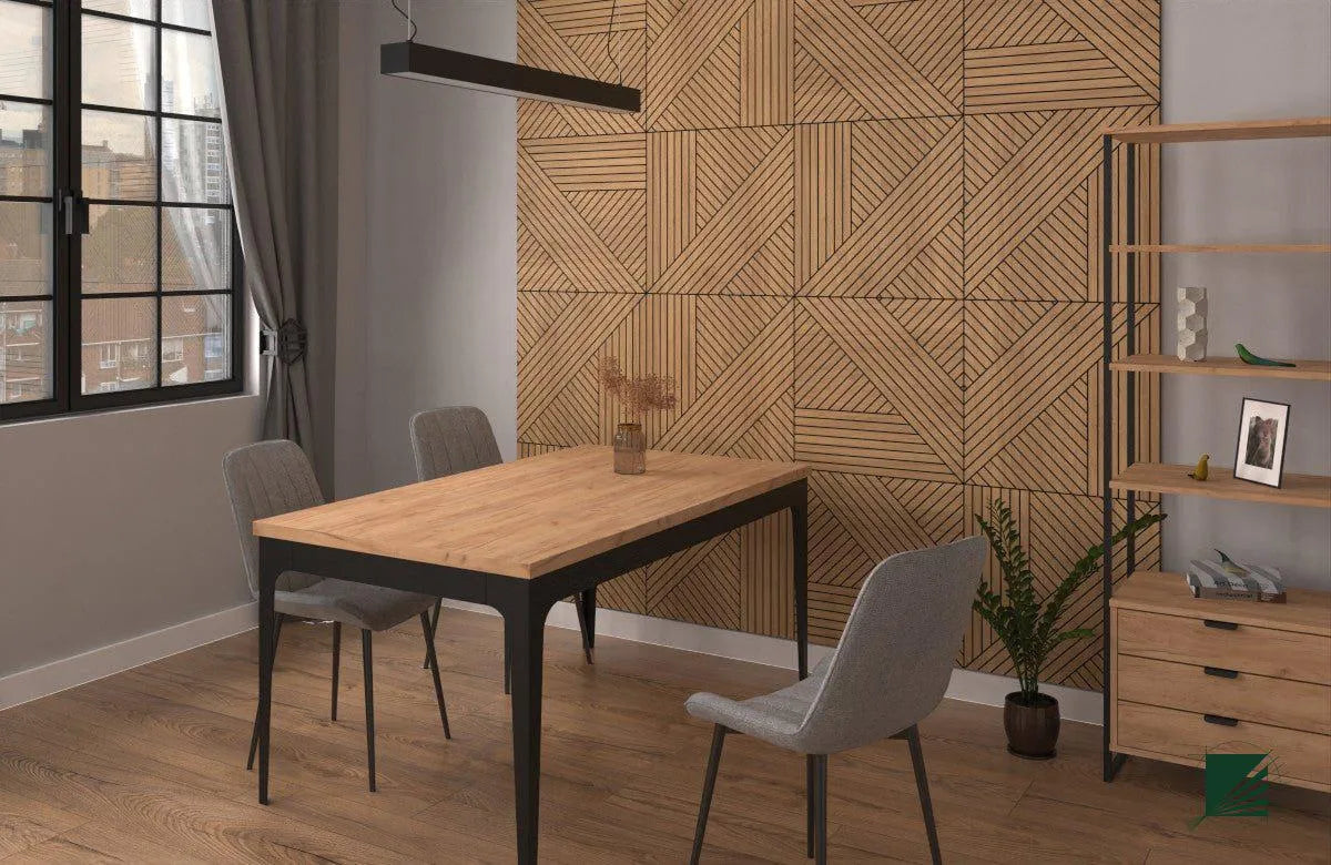 GrooveCraft Milled Acoustic Wall Panels MDF in modern interior 3 Decormania.eu