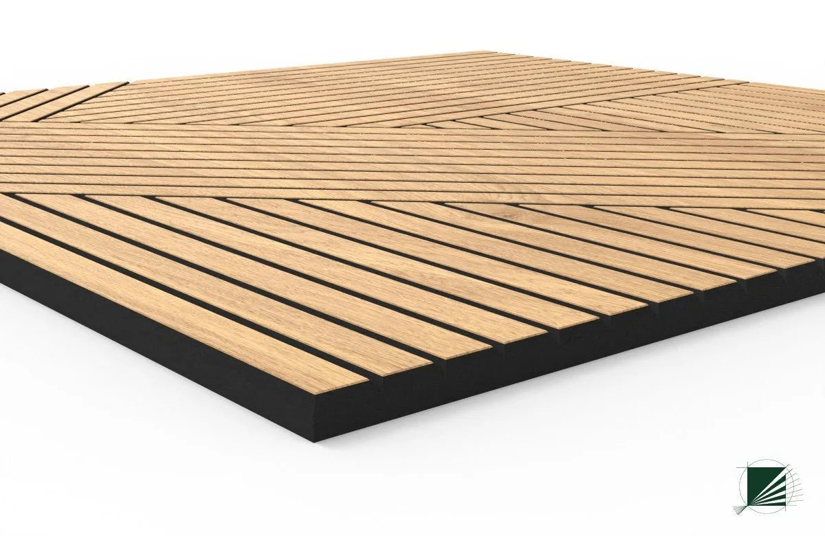 GrooveCraft Milled Acoustic Wall Panels MDF detail closeup 4 Decormania.eu