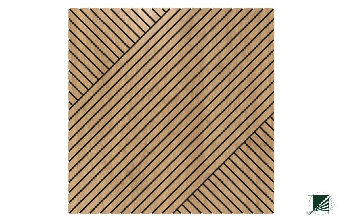 GrooveCraft Milled Acoustic Wall Panels MDF on white background 5 Decormania.eu