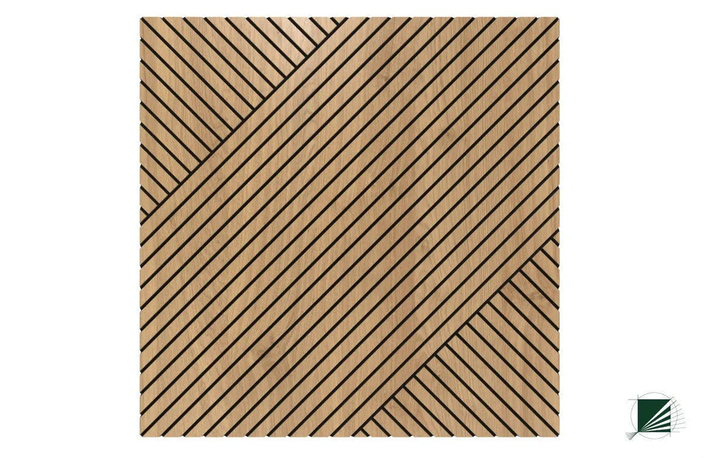 GrooveCraft Milled Acoustic Wall Panels MDF on white background 5 Decormania.eu