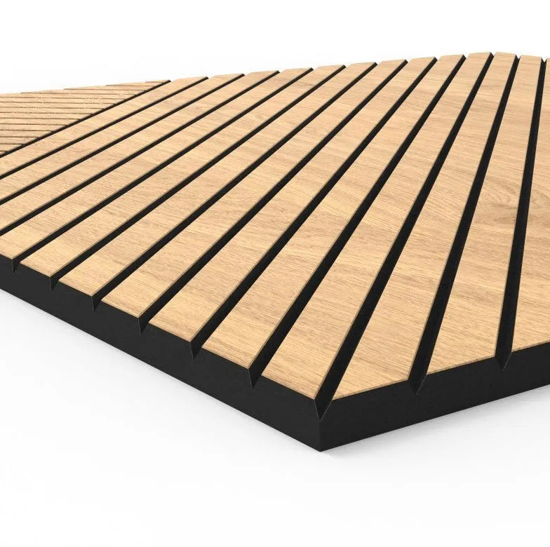 GrooveCraft Milled Acoustic Wall Panels MDF detail closeup 5 Decormania.eu