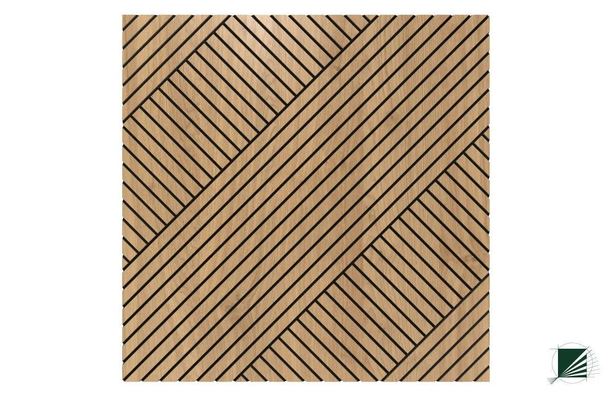 GrooveCraft Milled Acoustic Wall Panels MDF texture on white background 7 Decormania.eu