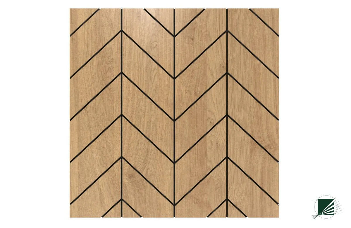 GrooveCraft Milled Acoustic Wall Panels MDF on white background texture 7 Decormania.eu