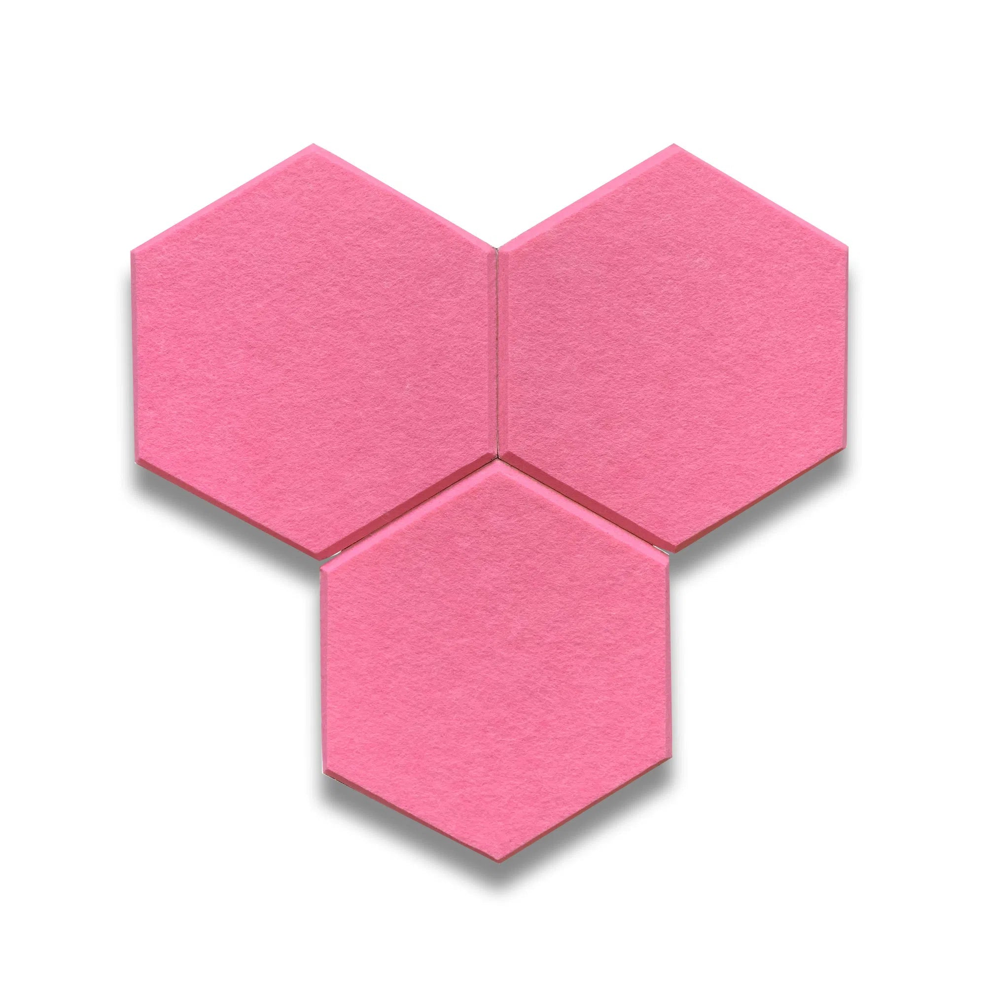 HEXA Felt 3D PET Wall Panels Sample colour swatch on white background DecorMania.eu