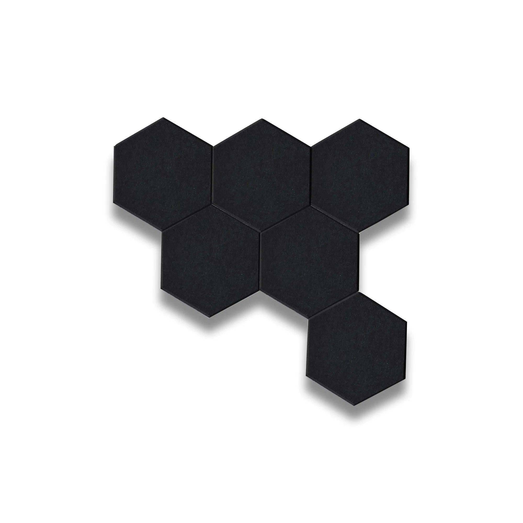 HEXA Felt 3D PET Wall Panels Sample colour swatch on white background DecorMania.eu