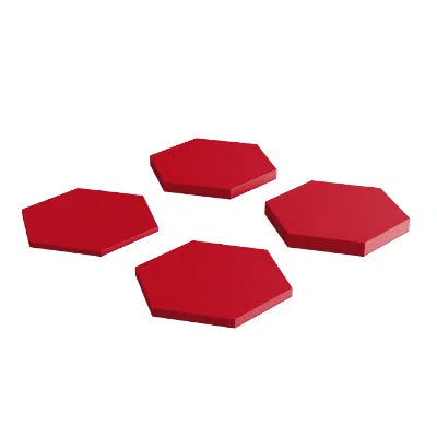 HEXA L Soft Acoustic Wall Panel n white background Decormania.eu