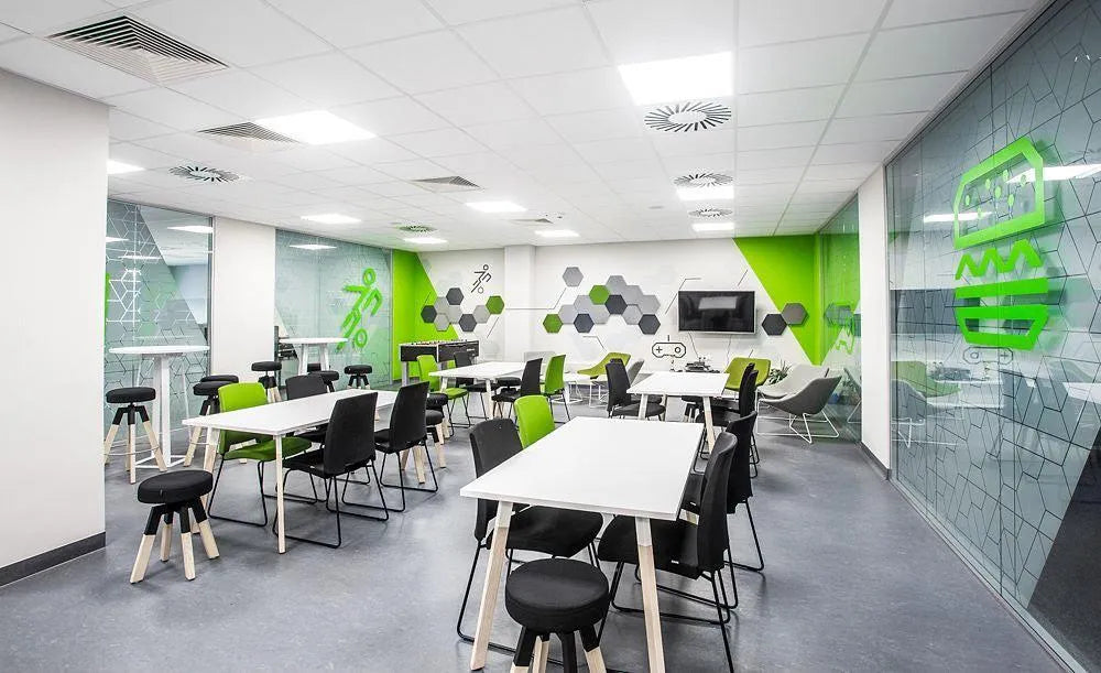HEXA M Soft Acoustic Wall Panel in modern interior DecorMania.eu