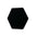HEXA M Soft Acoustic Wall Panel-Soft-hexa-M-black-DecorMania.eu