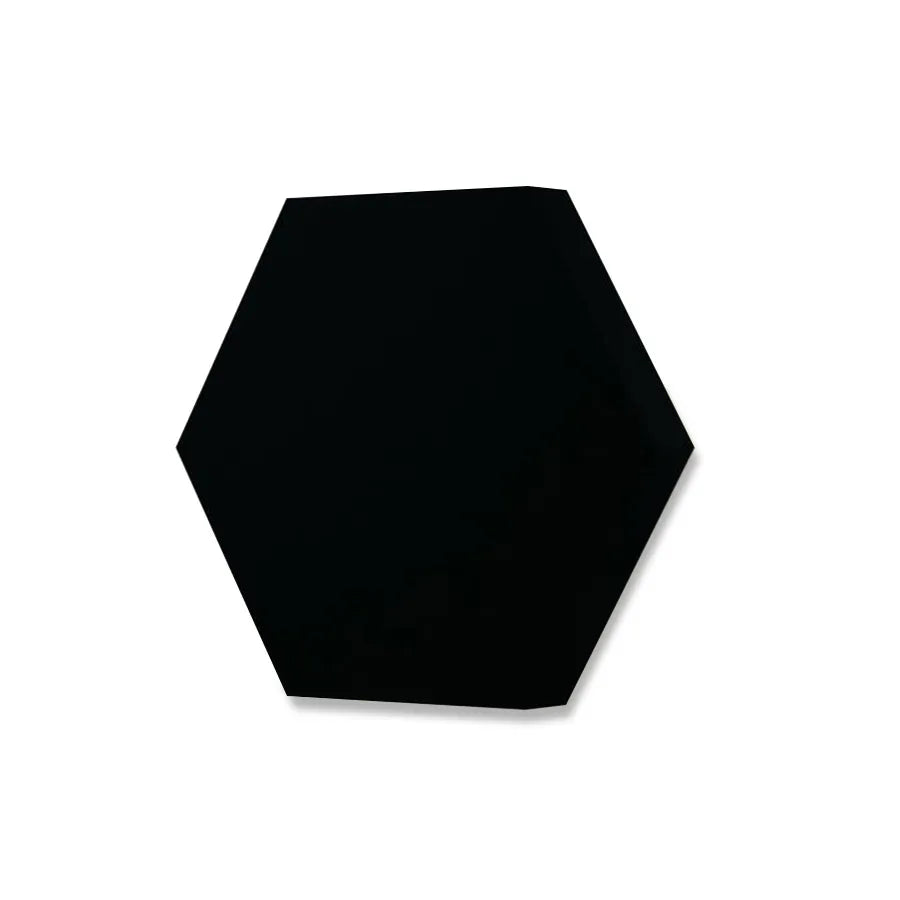 HEXA M Soft Acoustic Wall Panel-Soft-hexa-M-black-DecorMania.eu