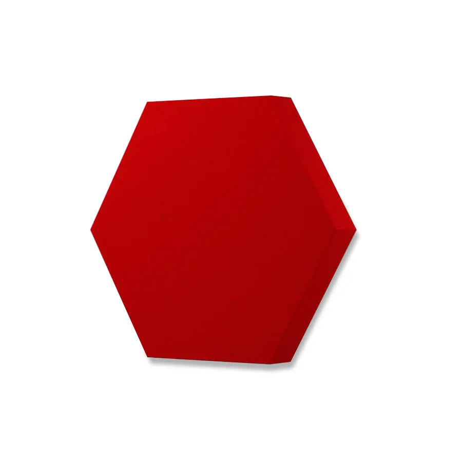 HEXA M Soft Acoustic Wall Panel-Soft-hexa-M-crimson-DecorMania.eu