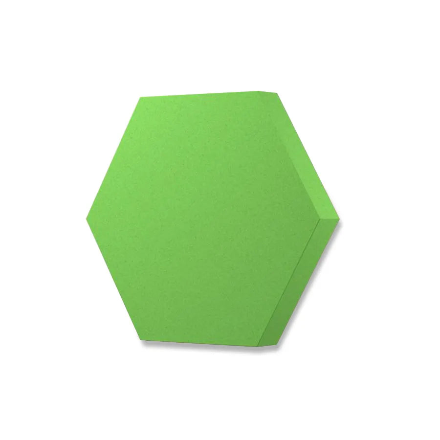 HEXA M Soft Acoustic Wall Panel-Soft-hexa-M-green-apple-DecorMania.eu