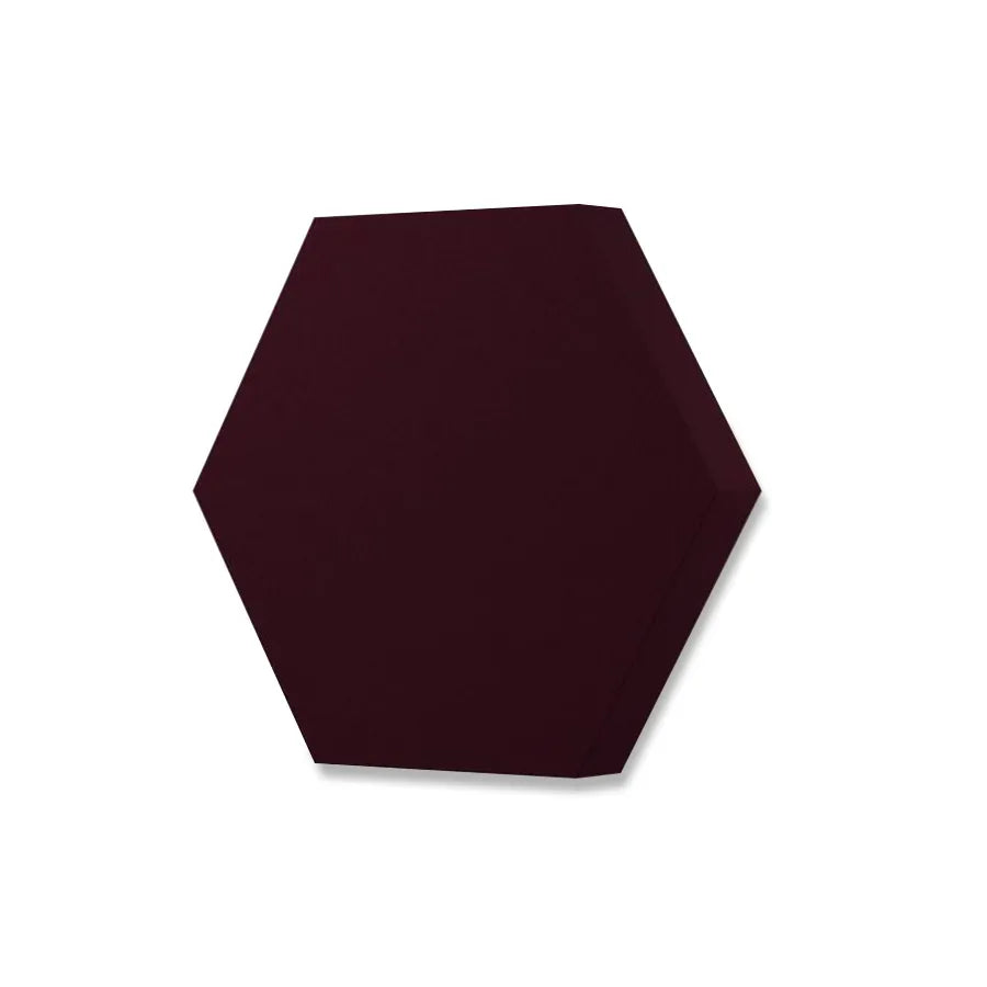 HEXA M Soft Acoustic Wall Panel-Soft-hexa-M-merlot-DecorMania.eu