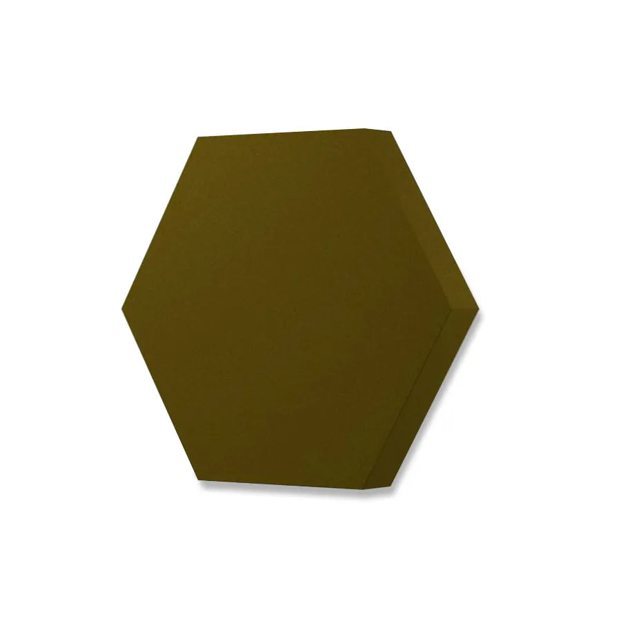 HEXA M Soft Acoustic Wall Panel-Soft-hexa-M-olive-DecorMania.eu