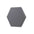 HEXA M Soft Acoustic Wall Panel-Soft-hexa-M-oxidised-silver-DecorMania.eu