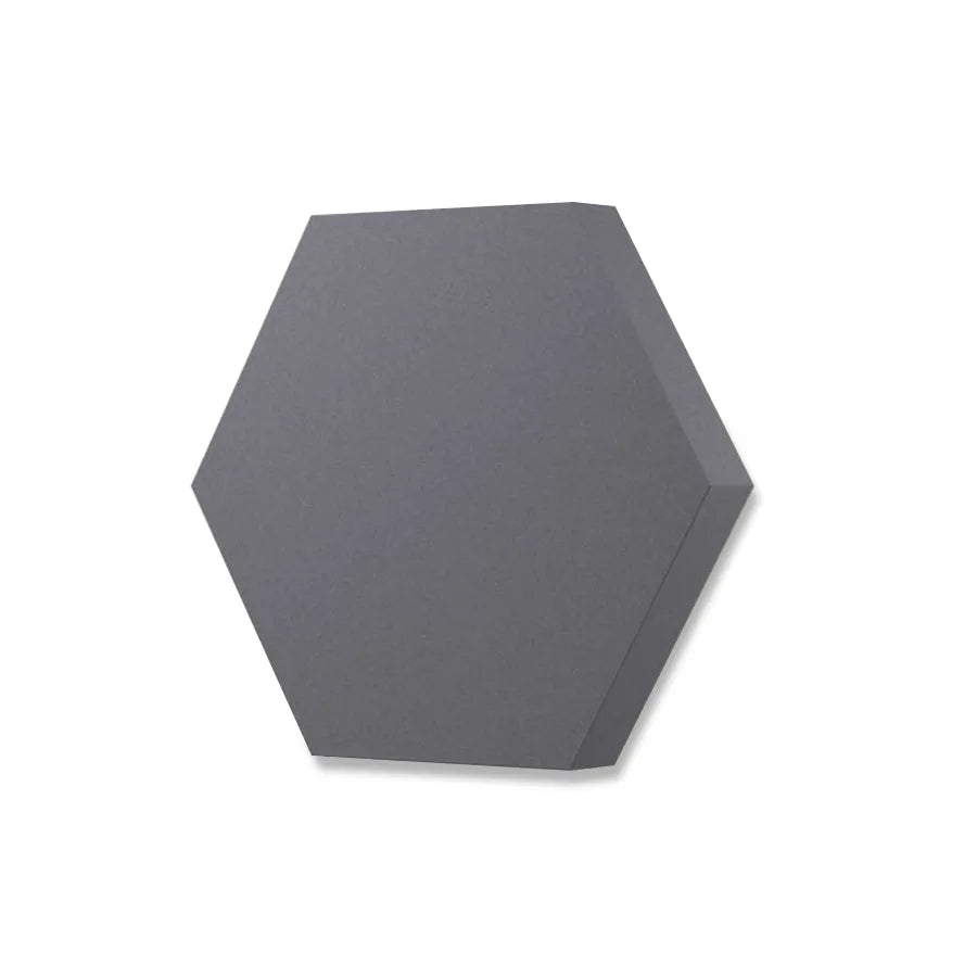 HEXA M Soft Acoustic Wall Panel-Soft-hexa-M-oxidised-silver-DecorMania.eu