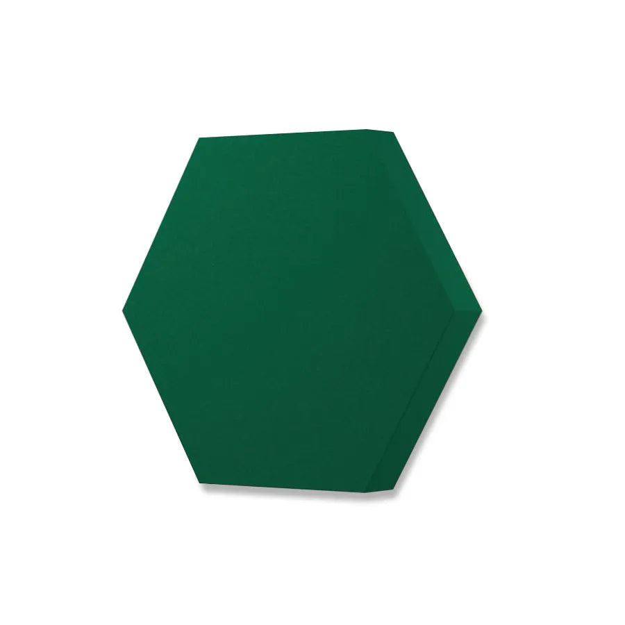 HEXA M Soft Acoustic Wall Panel-Soft-hexa-M-pine-green-DecorMania.eu