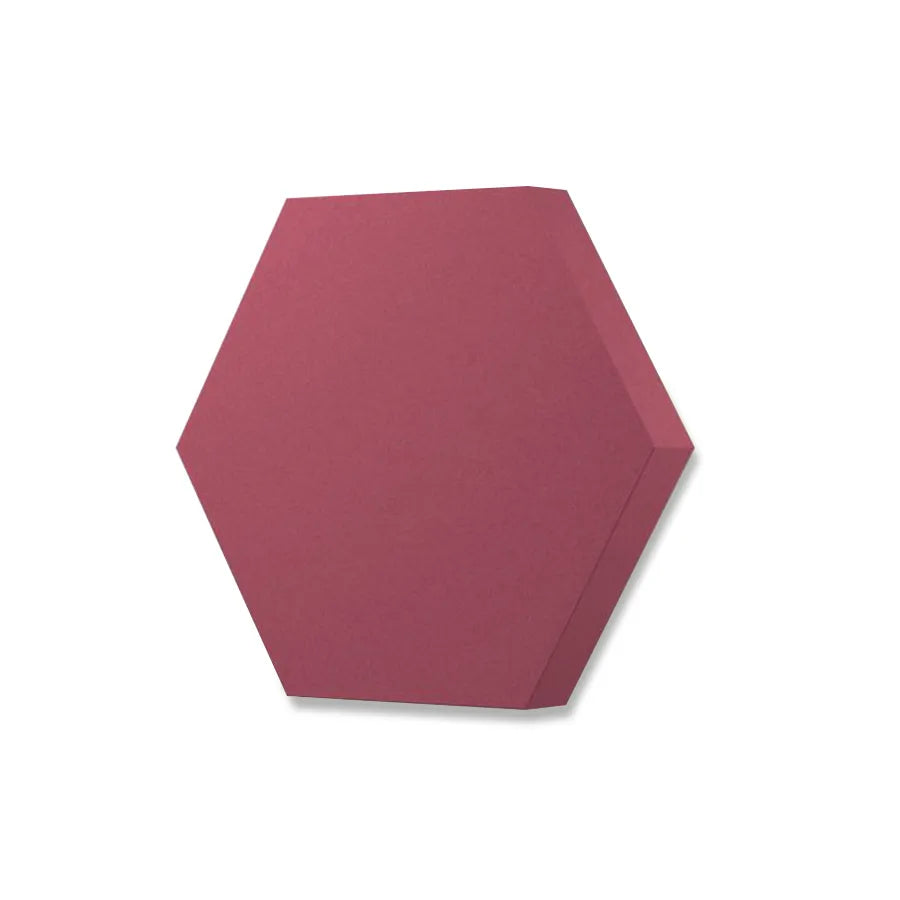 HEXA M Soft Acoustic Wall Panel-Soft-hexa-M-pink-lemonade-DecorMania.eu