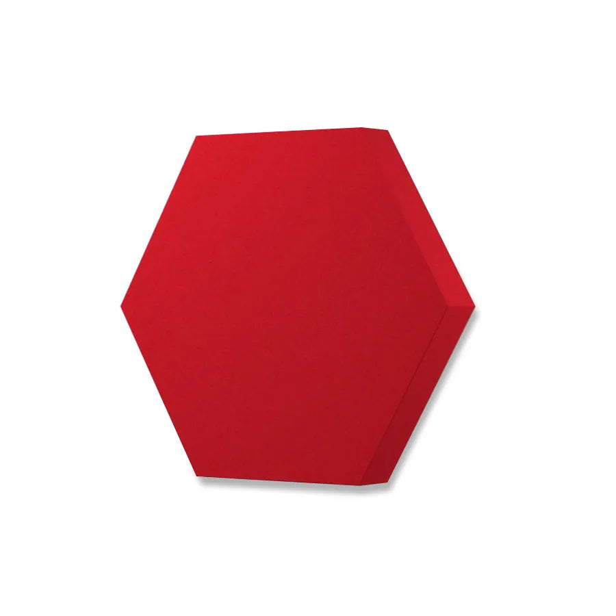 HEXA M Soft Acoustic Wall Panel-Soft-hexa-M-raspberry-sorbet-DecorMania.eu
