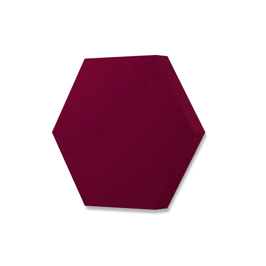 HEXA M Soft Acoustic Wall Panel-Soft-hexa-M-ruby-DecorMania.eu