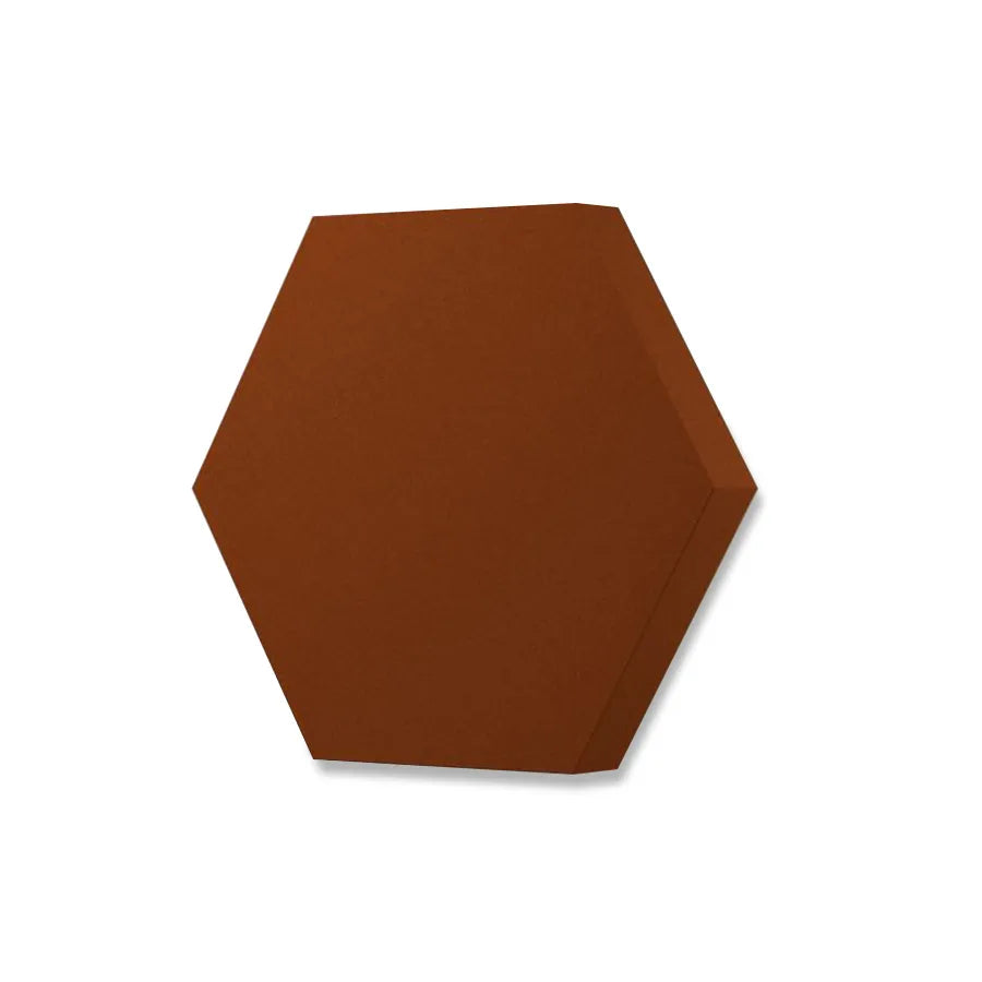HEXA M Soft Acoustic Wall Panel-Soft-hexa-M-rusty-DecorMania.eu