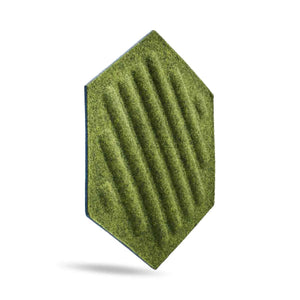 HEXA RIFT Akustične 3D ploče od filca - MASLINASTA | DecorMania.eu