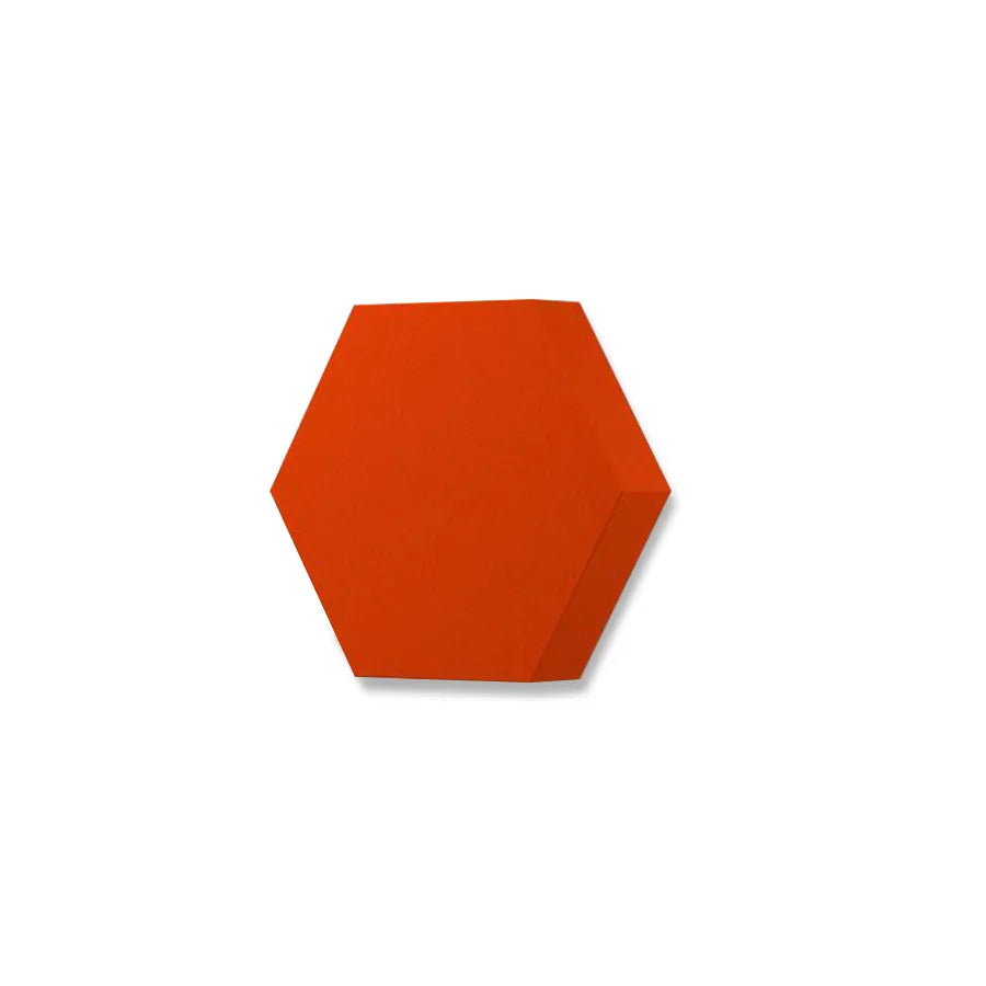 HEXA S Soft Acoustic Wall Panel-Soft-hexa-S-carrot-DecorMania.eu