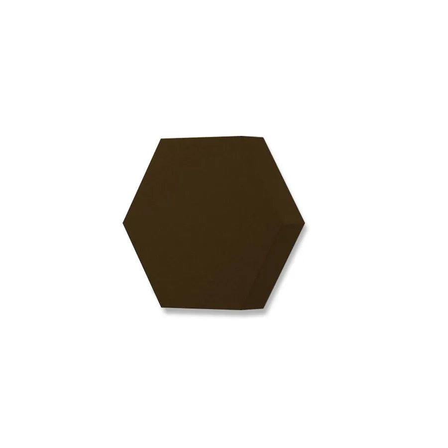 HEXA S Soft Acoustic Wall Panel-Soft-hexa-S-chocolate-DecorMania.eu