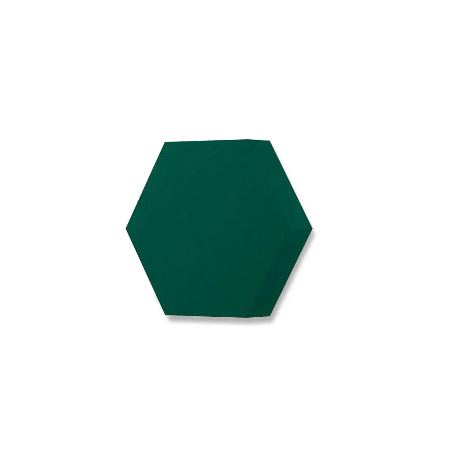 HEXA S Soft Acoustic Wall Panel-Soft-hexa-S-emerald-DecorMania.eu