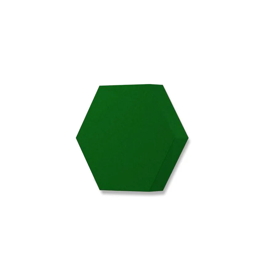 HEXA S Soft Acoustic Wall Panel-Soft-hexa-S-grassy-DecorMania.eu