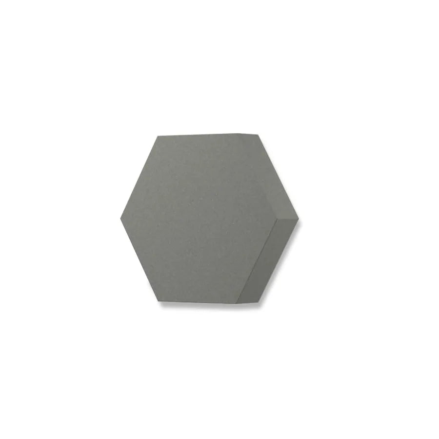 HEXA S Soft Acoustic Wall Panel-Soft-hexa-S-grey-smoke-DecorMania.eu