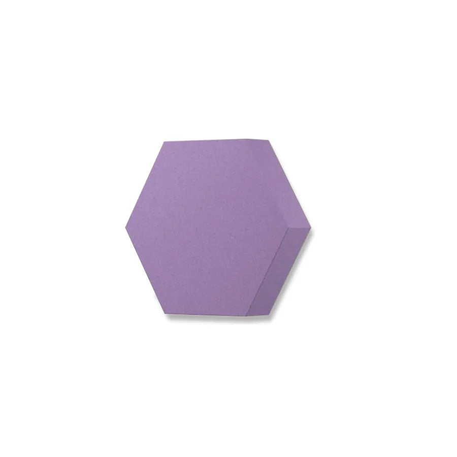 HEXA S Soft Acoustic Wall Panel-Soft-hexa-S-lilac-DecorMania.eu