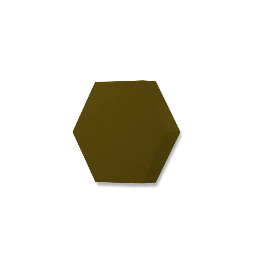 HEXA S Soft Acoustic Wall Panel-Soft-hexa-S-olive-DecorMania.eu