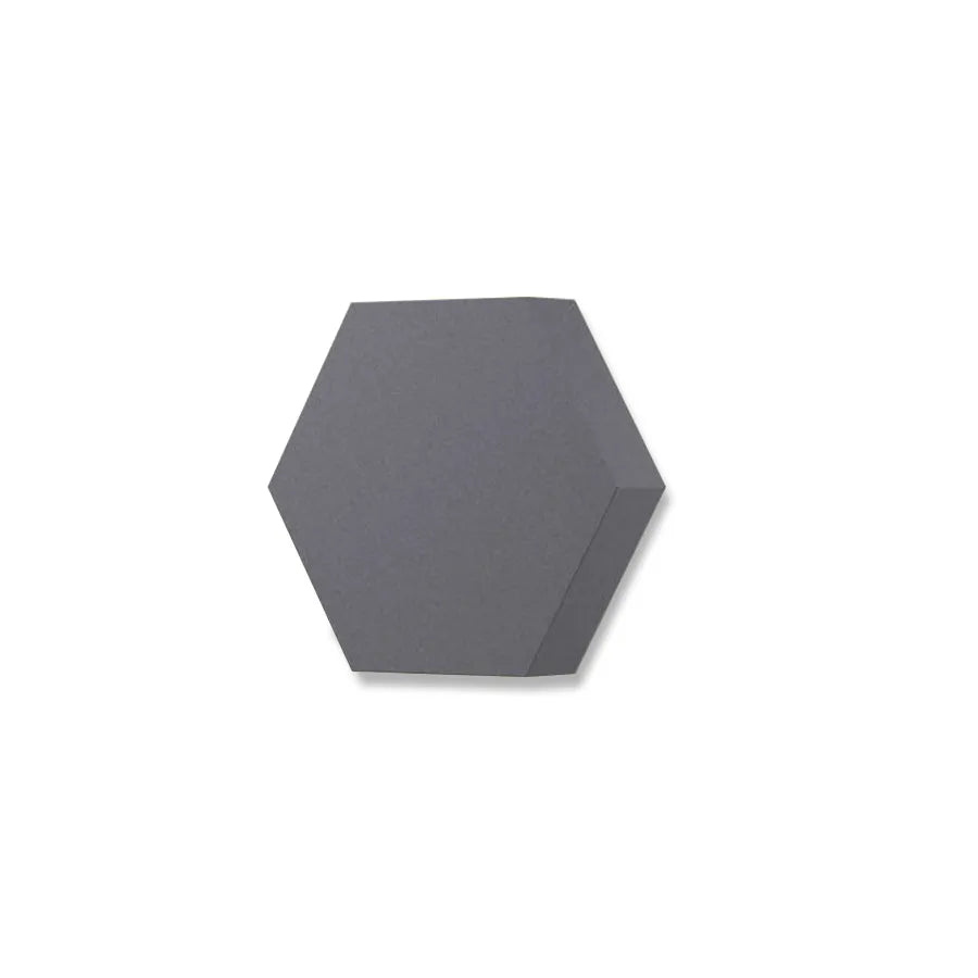 HEXA S Soft Acoustic Wall Panel-Soft-hexa-S-oxidised-silver-DecorMania.eu