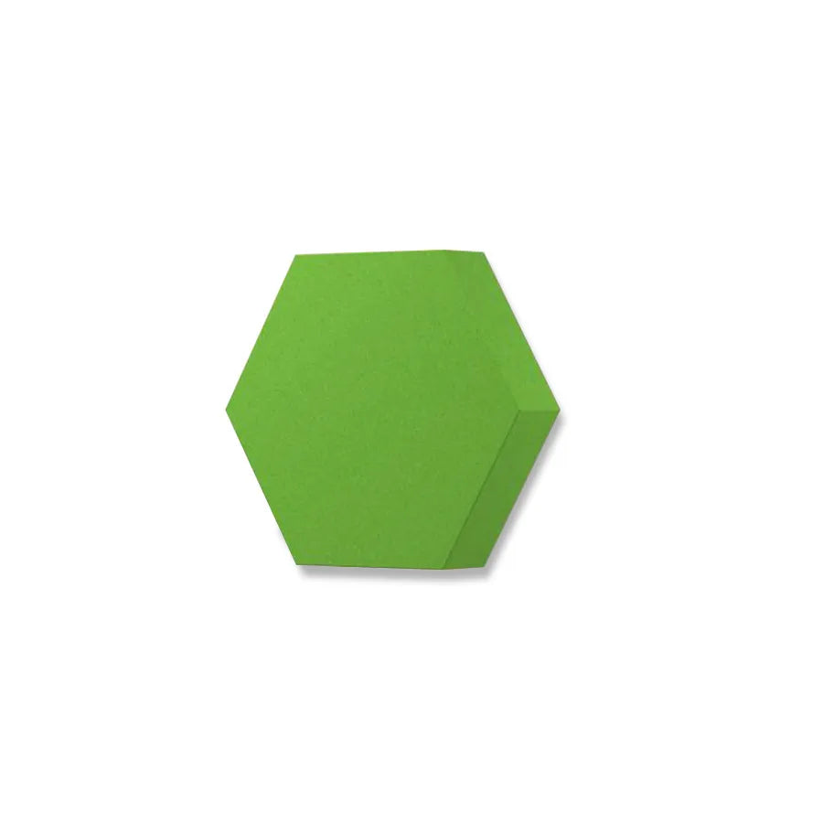 HEXA S Soft Acoustic Wall Panel-Soft-hexa-S-peridot-DecorMania.eu