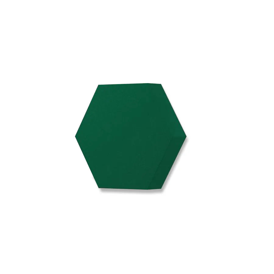 HEXA S Soft Acoustic Wall Panel-Soft-hexa-S-pine-green-DecorMania.eu