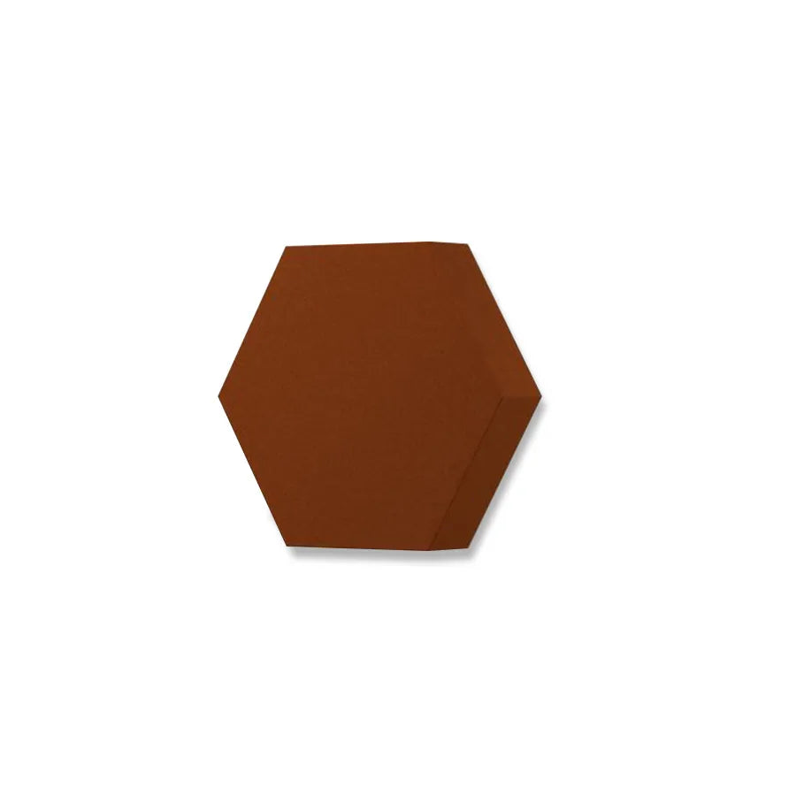 HEXA S Soft Acoustic Wall Panel-Soft-hexa-S-rusty-DecorMania.eu
